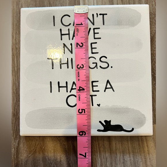 Cat lovers 3 pack - trivet, notepad, decor - Picture 9 of 9